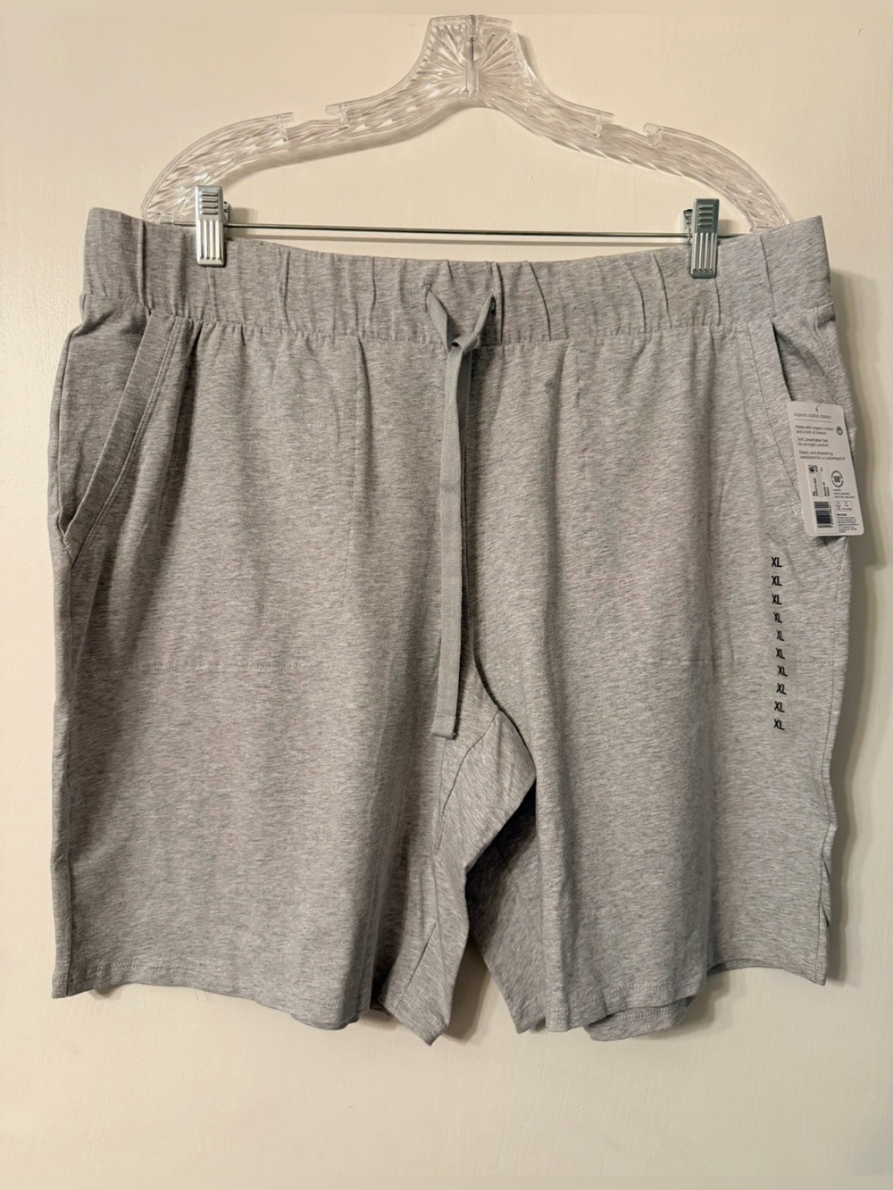 Jockey Women's Organic Cotton
Stretch Bermuda Grey Heather Shorts Sz XL